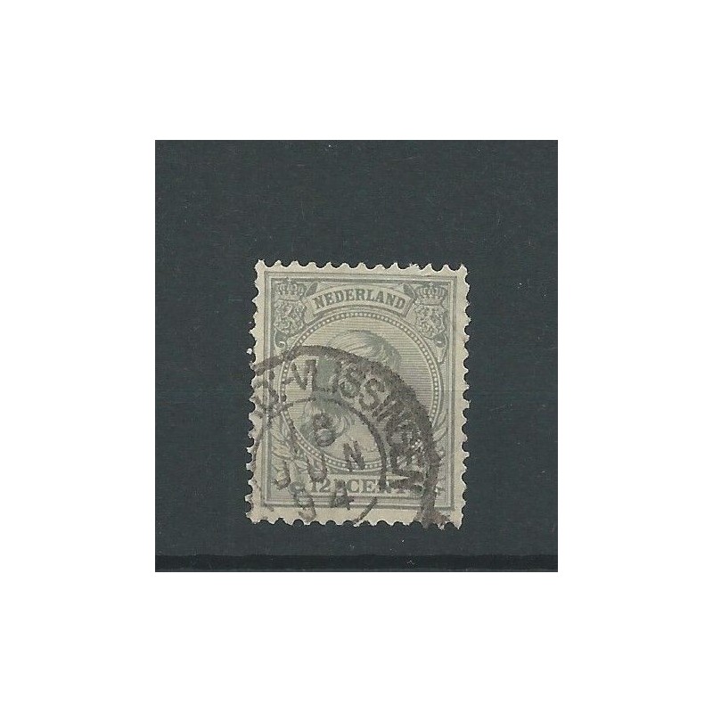 Nederland  38 met "BREDA-VLISSINGEN 1894" kleinrond VFU/gebr  CV 10 €