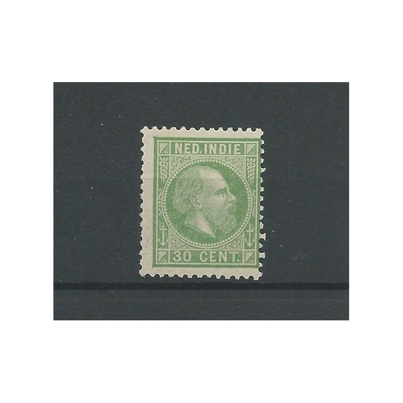 Ned. Indie 14K  Willem III 30ct    MNH/postfris  CV 375 €