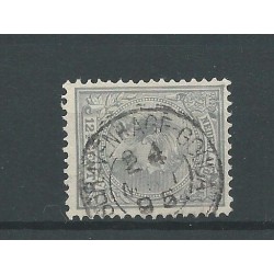 Netherlands  38 with "s'GRAVENHAGE-GOUDA 1895" small round cancel VFU/used  CV 17,5 €