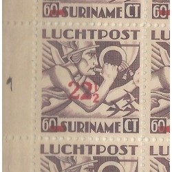Suriname LP24/LP24f  in VELDEEL of 79 stuks MNH CV  400 €