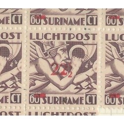 Suriname LP24/LP24f  in VELDEEL of 79 stuks MNH CV  400 €