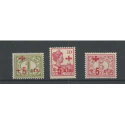 Dutch East Indies  135-137 Red Cross MNH CV  60 €