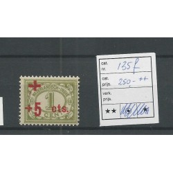Dutch East Indies  135f  Red Cross  MNH CV  250+ €