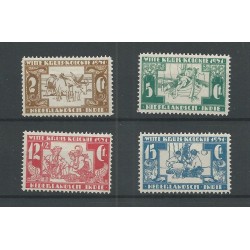 Dutch East Indies  172-175 White Cross MNH/postfrisV  60 €