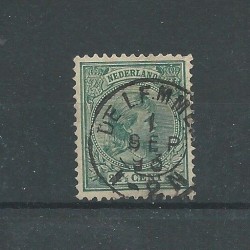 Netherlands  41 with "DE LEMMER  1893" small round cancel VFU/used  CV 22 €