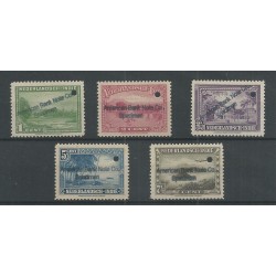Dutch East Indies  304-308 SPECIMEN and PERFORATIEGAT MH of MNH  CV ??? €