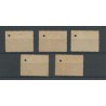 Dutch East Indies  304-308 SPECIMEN and PERFORATIEGAT MH of MNH  CV ??? €