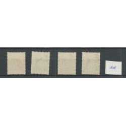 Netherlands R90-93 Syncopated perforation Child Welfare 1931 MNH  CV 150 €