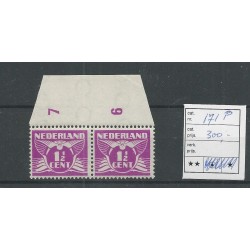 Netherlands 171AP "GENT" instead of "CENT" MNH  CV 300 €