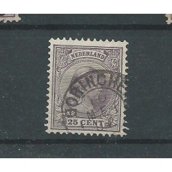 Nederland  42 "GORINCHEM 1892" kleinrond VFU/gebr  CV 11 €