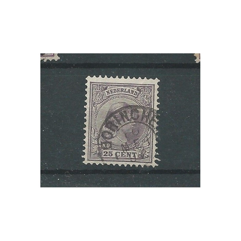 Netherlands  42 "GORINCHEM 1892" small round cancel VFU/used  CV 11 €