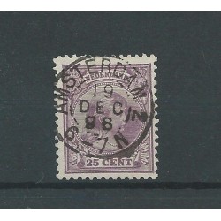 Netherlands  42 "AMSTERDAM-2 1896" small round cancel VFU/used  CV 11 €