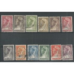 Curaçao 126-137 Wilhelmina  VFU/used  CV 48,5 €
