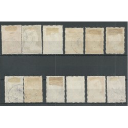 Curaçao 126-137 Wilhelmina  VFU/used  CV 48,5 €