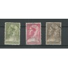 Curaçao 135A-137A Wilhelmina  VFU/used  CV 75 €