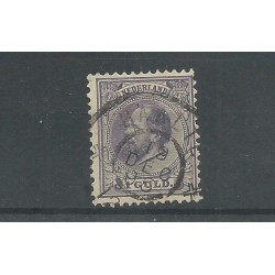 Netherlands 28 with "RAALTE 1895" large round cancel  VFU/used  CV 100++€