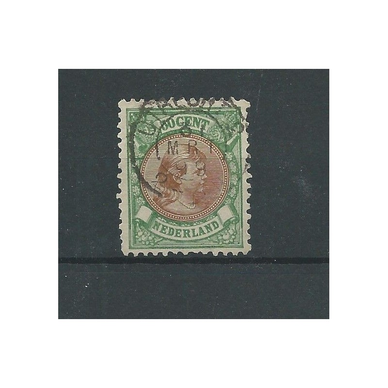 Netherlands  45 "UTRECHT-2 1899" small round cancel VFU/used  CV 47 €