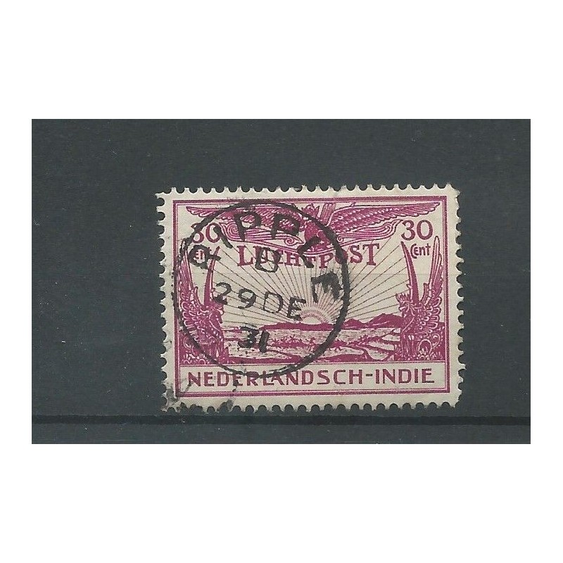 Dutch East Indies LP14 with ENGELS cancel VFU/used  CV ??? €