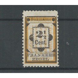 Suriname 22a hulpzegel  MH/ongebr  CV 33 €