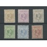 Suriname 23-28 Wilhelmina  MH/unused  CV 150 €