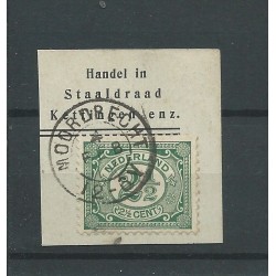 Netherlands  55 "MOORDRECHT 1912" small round cancel VFU/used  CV 10 €