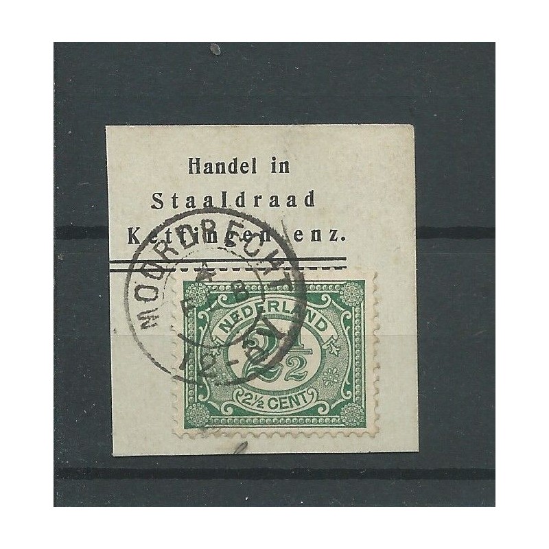Nederland  55 "MOORDRECHT 1912" kleinrond VFU/gebr  CV 10 €