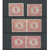 Suriname 58/59/58a/59a Provisional issue MH/unused  CV 400 €