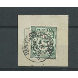 Netherlands  55 "HARDENBERG-DEDEMSVAART 1902" small round cancel VFU/used  CV 40 €