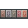 Suriname 239-243 Wilhelmina  MNH/postfris  CV 200 €