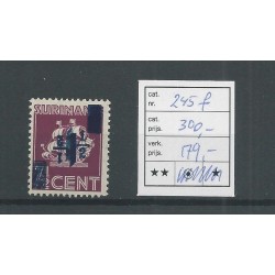 Suriname 245f DOUBLE OVERPRINT MNH  CV 300 €