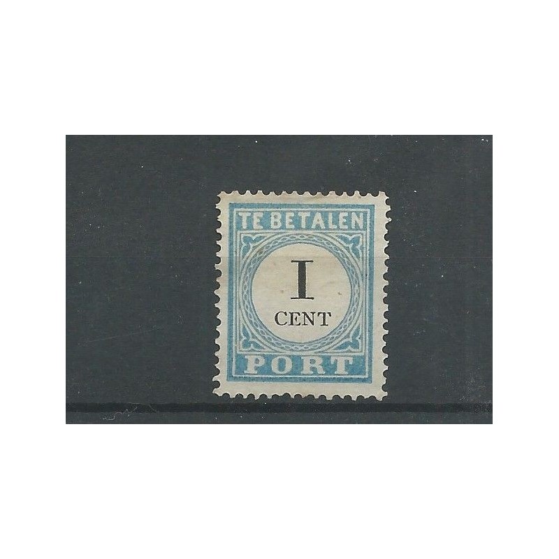 Netherlands  P3A-IV  postage due 1881  MH/unused CV 45 €