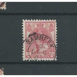 Nederland  60 "SAMBEEK  1901"  kleinrond  VFU/gebr  CV 13,5+ €
