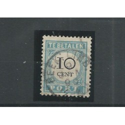 Netherlands  P10 D-III with "BEEK:LIMB: 1890" small round cancel CV 25+ €