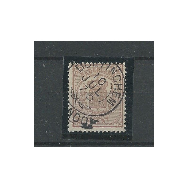 Netherlands 13 with "DOETINCHEM 1875" franco-takje  VFU/used  CV 30 €