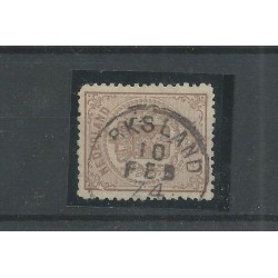 Netherlands 13 with "DIRKSLAND 1874" franco-takje  VFU/used  CV 80 €