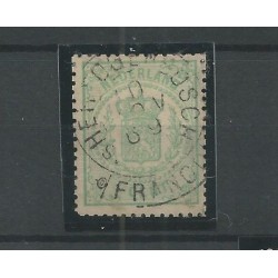 Netherlands 15 with "HERTOGENBOSCH 1869" franco-takje  VFU/used  CV 12 €