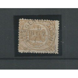 Netherlands 17 with "BERGEN ON ZOOM 1872" francotakje VFU/used CV 38+ €