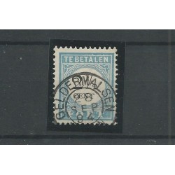 Netherlands P5 D-III  "GELDERMALSEN 1894" small round cancel VFU/used CV 15+ €