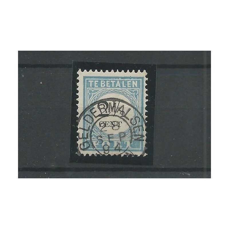 Netherlands P5 D-III  "GELDERMALSEN 1894" small round cancel VFU/used CV 15+ €