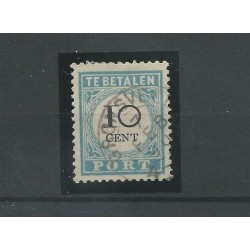 Netherlands P7 D-III  "GRONSVELD 1890" small round cancel VFU/used CV 27+ €