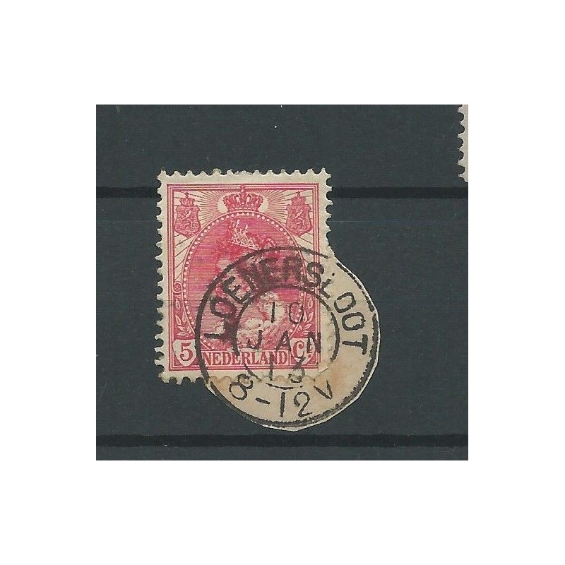 Netherlands  60 "LOENERSLOOT 1913"  small round cancel  VFU/used  CV 18,5 €