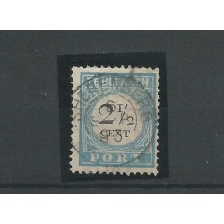 Netherlands P5 D-III  "sHERENBERG 1893" small round cancel VFU/used CV 15+ €