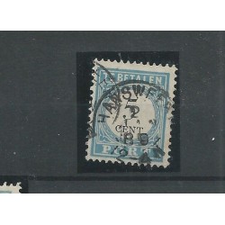 Netherlands P6 D-III  "HANSWEERT 1889" small round cancel VFU/used CV 25+ €