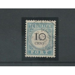 Netherlands P7 D-III  "JUTFAAS 1890" small round cancel VFU/used CV 15+ €
