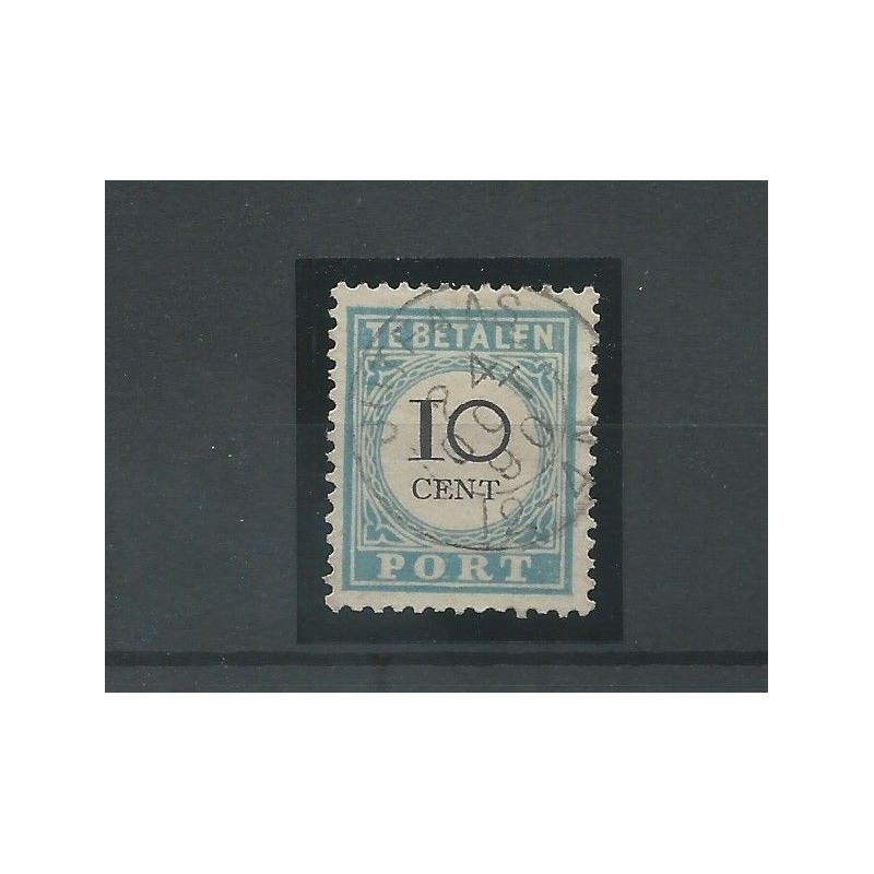 Netherlands P7 D-III  "JUTFAAS 1890" small round cancel VFU/used CV 15+ €