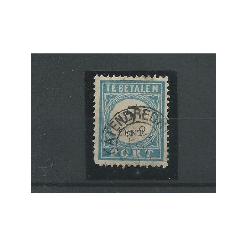 Netherlands P6 D-I  "KATENDRECHT 1894" small round cancel VFU/used CV 15+ €