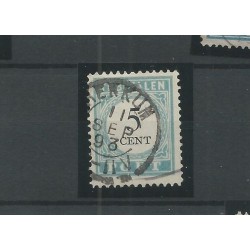 Netherlands P6  D-III  "RENKUM 1893" small round cancel VFU/used CV 15+ €