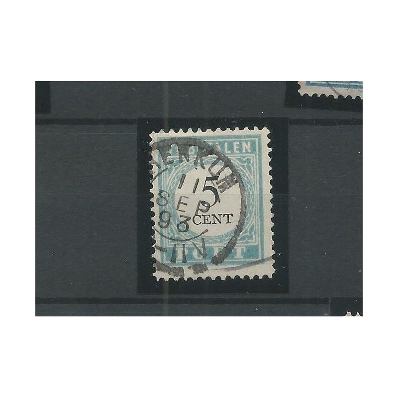 Netherlands P6  D-III  "RENKUM 1893" small round cancel VFU/used CV 15+ €