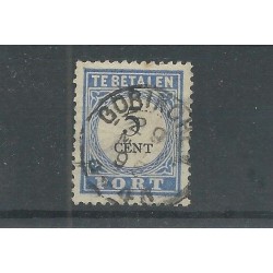 Netherlands P19 with "GORINCHEM 1896" small round cancel VFU/used CV 15+ €