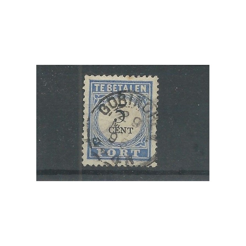 Nederland P19 met "GORINCHEM 1896" kleinrond VFU/gebr CV 15+ €